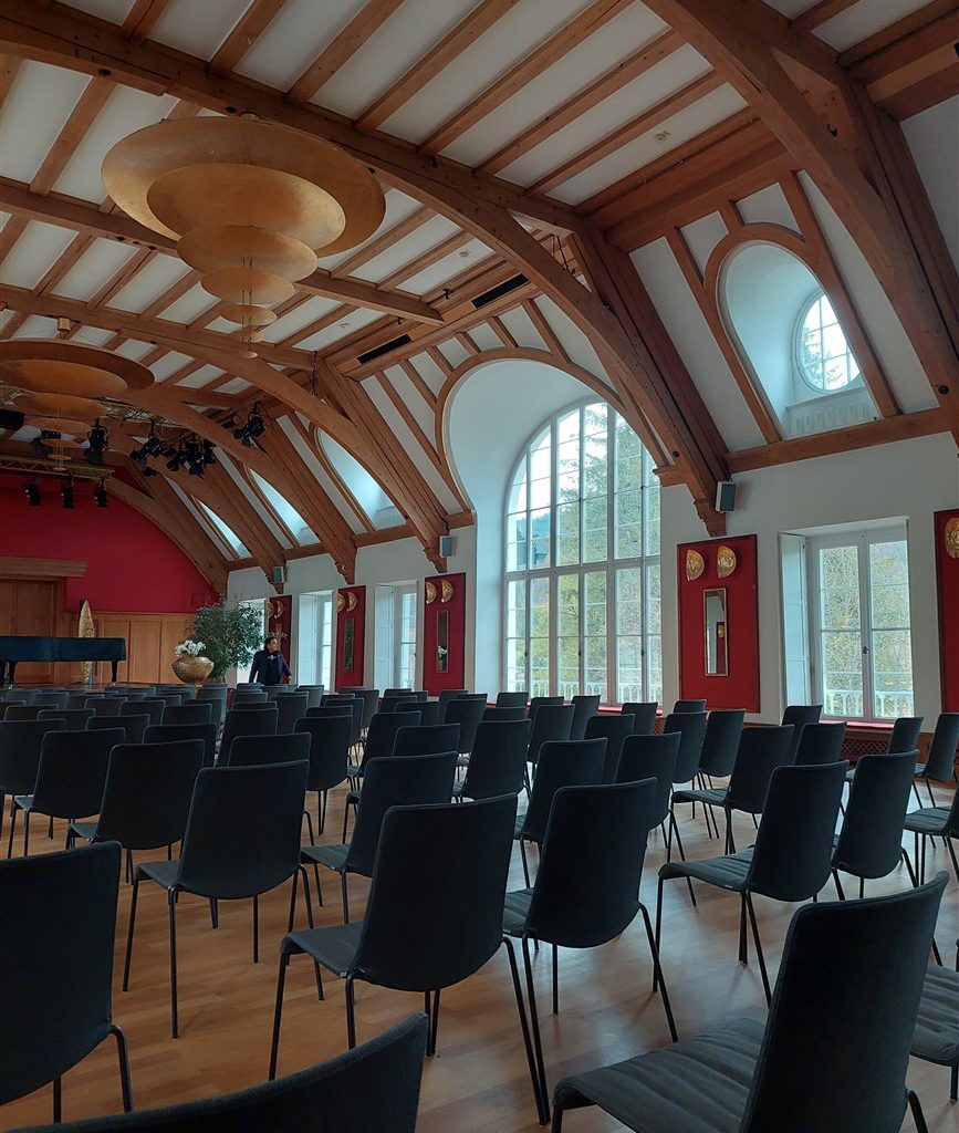 Schloss Elmau Konzertsaal mit besonderer Akustik