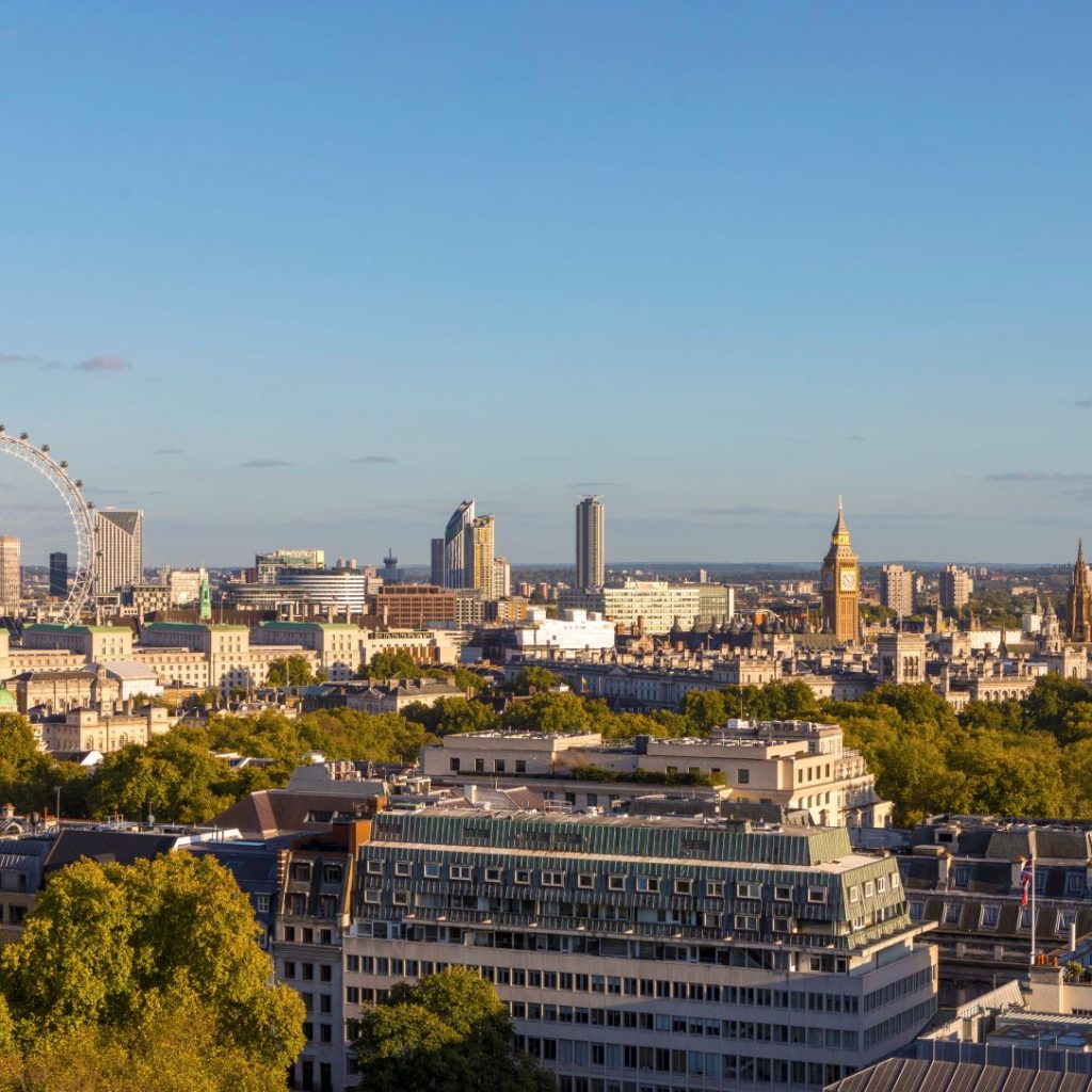 Top-Aussicht vom Cavendish Hotel bis zum London Eye Foto The-Ascott-Limited