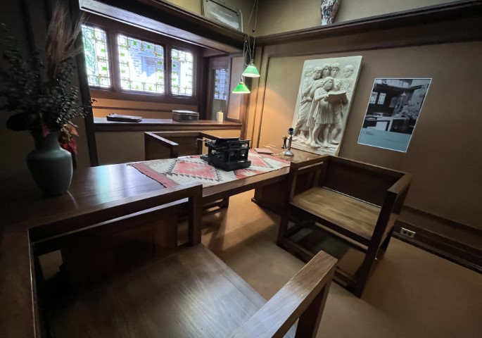 Das Büro des Meisters der ersten US-Moderne in Oak Park Foto Ulrike Wirtz  