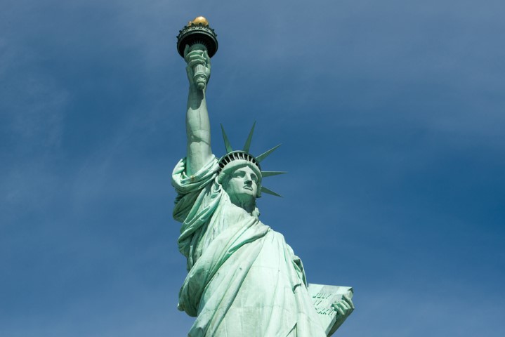 Symbol der Freiheit - New Yorks Statue of Liberty Foto NYC
