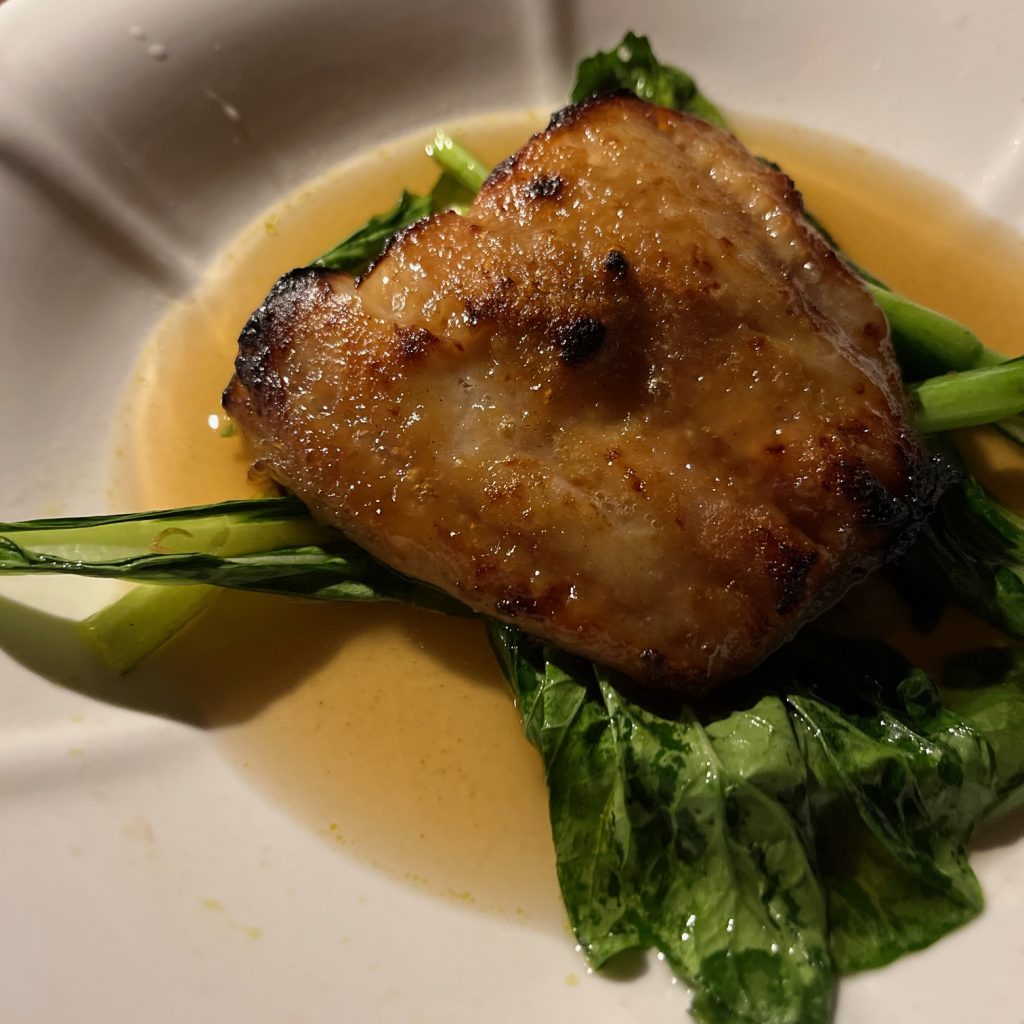Das Fortu kredenzt leichten Kabejau auf Choy mit lecker-leichtem Gemüse- Jus Foto Ulrike Wirtz