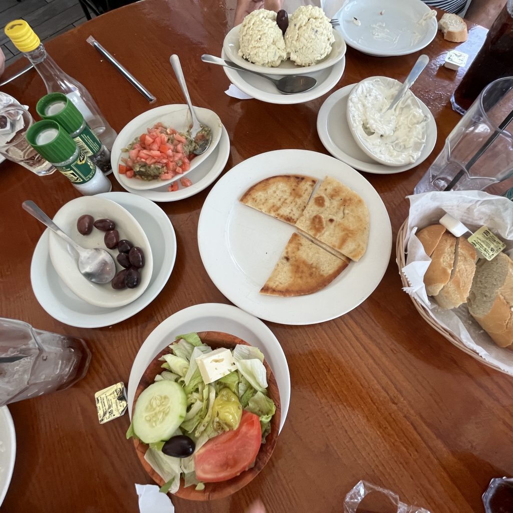 Das Mykonos und seine leckeren Vorspeisen Foto Ulrike Wirtz