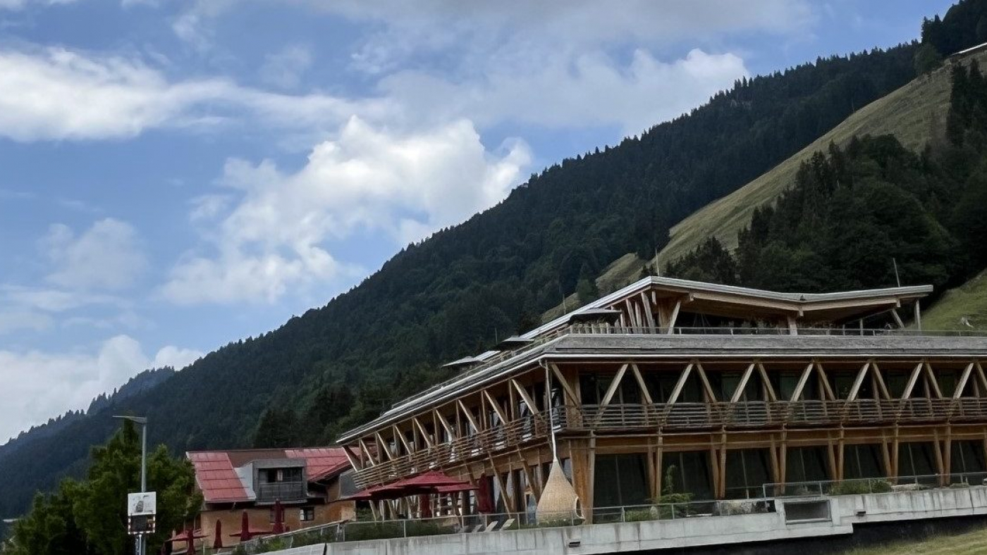 Das Luxus-Spa des Hubertus Mountain Refugio Allgäu Foto Ulrike Wirtz
