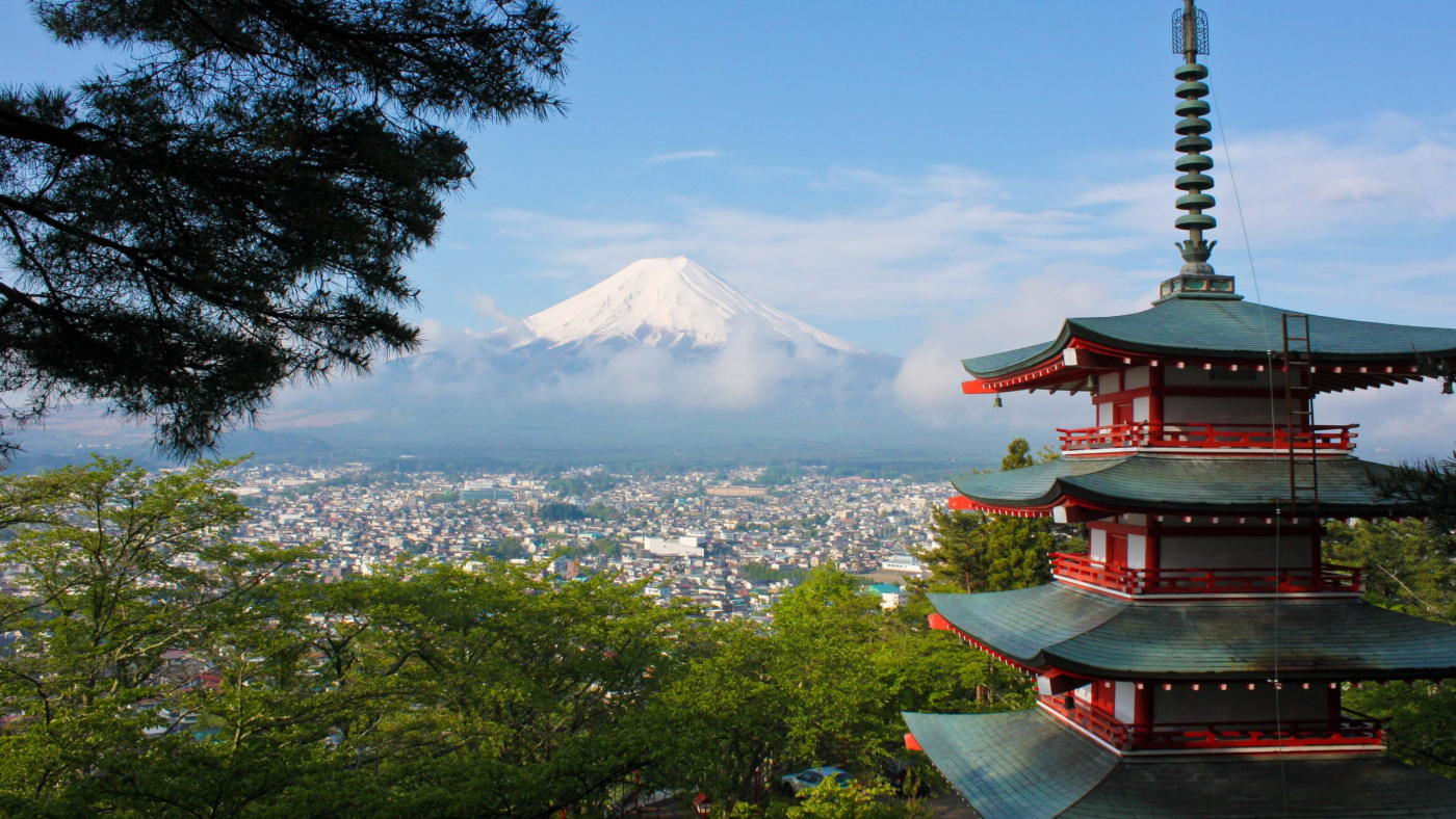 Blick auf den Fujiyama_Epicurian Japan
