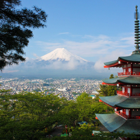 Blick auf den Fujiyama_Epicurian Japan
