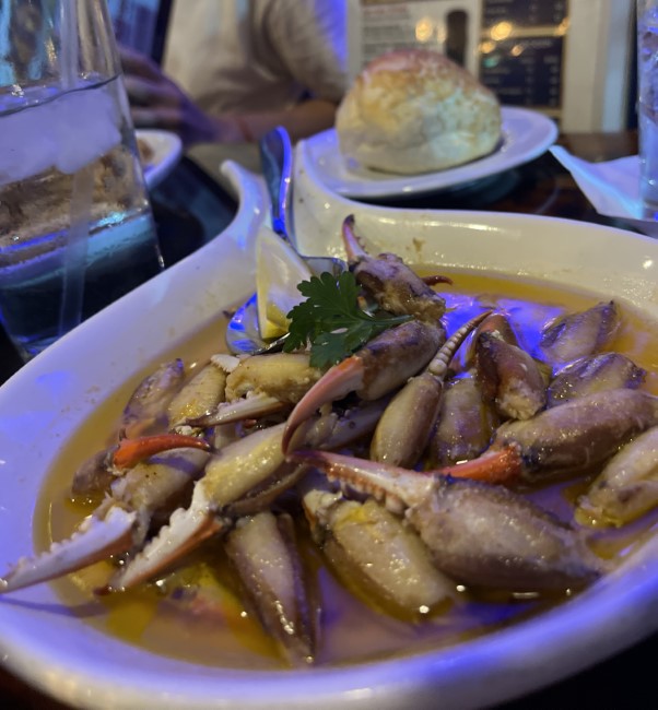 Capt. Andersons' Restaurant serviert solche frusch gefangenen Meeresfrüchte Foto Ulrike Wirtz