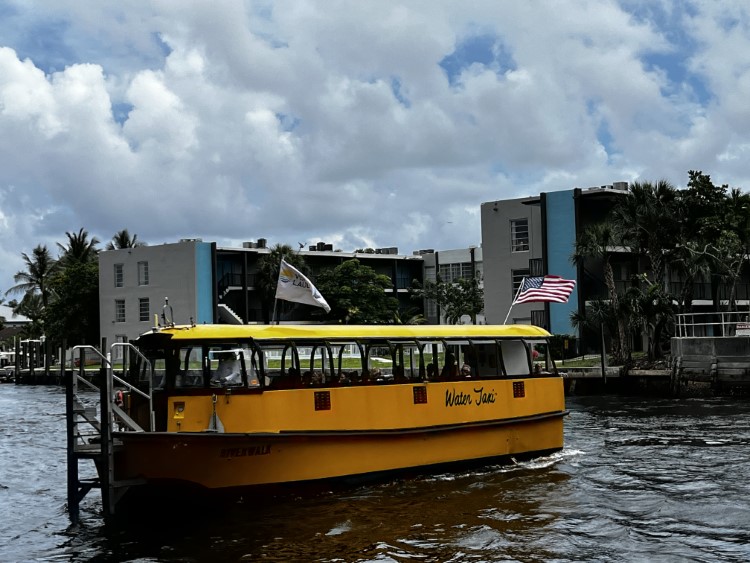 Die Water Taxis in Fort Lauderdale sind so schön praktisch (C)* Ulrike Wirtz 1144
