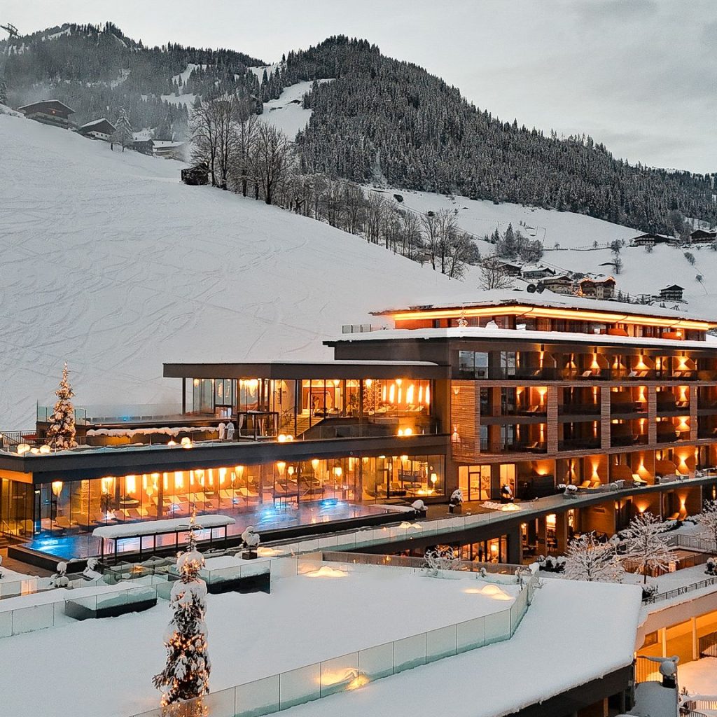 Das Edelweiss erstrahlt im Schnee